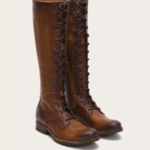 Frye Melissa Tall Lace Up Boots